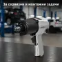 Пневматичен гайковерт 1/2″ – 1800 Nm, 9000 об./мин, комплект 13 части с куфар, снимка 5