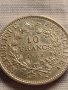 Сребърна монета 10 франка 1968г. Франция Трета република Херкулес за КОЛЕКЦИЯ 33071, снимка 6