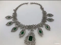 Арт Деко,комплект бижута 925, снимка 3