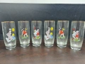 Ретро стъклени чаши с детски мотиви , снимка 1
