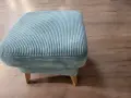 Светло синя табуретка от плат, снимка 7