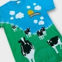 Vintage Ben And Jerry’s Ice Cream Tie Dye Heavy Cotton Graphic T-Shirt !RARE!, снимка 2