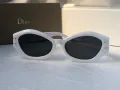 Dior 2024 дамски слънчеви очила 2 цвята черни бели, снимка 9