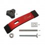 Притискаща плоча червена за алуминиеви профили Т слот  (T-track), снимка 1 - Други инструменти - 37538157
