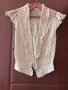 Нов Плетен Бебешки комплект елече, панталонки, терлички Ръчно плетени , снимка 16
