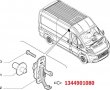 Брава за Fiat Ducato, Peugeot Boxer, Citroen Jumper 2006, Плъзгаща врата, Горна, снимка 2