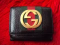 Дамско портмоне на Gucci  Естествена Кожа Златна Gucci Емблема, снимка 1