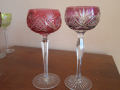 Кристални чаши., снимка 1 - Колекции - 44674484