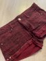 Tally Weijl къси панталонки в бордо със змийски принт, снимка 1 - Къси панталони и бермуди - 37275972