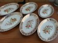 Стар български порцелан чинии елипси за риба , снимка 1