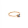 Златен дамски пръстен 1,21гр. размер:56 14кр. проба:585 модел:20028-2, снимка 3