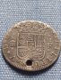 Сребърна монета 2 реала Филип пети Сеговия Испания 13780, снимка 4