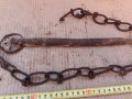 кован възрожденски клин, окова за животни , снимка 4