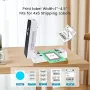 Термопринтер за етикети за доставка, високоскоростен USB термопринтер, снимка 4