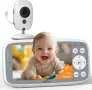 Бебешки монитор Boifun без WiFi, камера и аудио, 4" 720P IPS екран, 1 камера, снимка 1