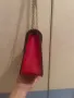 Червена естествена кожа чанта , снимка 2