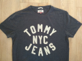  блуза фланелка тениска TOMMY  HILFIGER JEANS с къс ръкав, снимка 1 - Тениски - 32149865