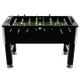 vidaXL Футболна маса, стомана, 60 кг, 140x74,5x87,5 см, черна（SKU: 91438）, снимка 2