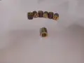 Декоративно месингово "цилиндърче" ф10х10 мм., снимка 4