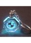 Ефектен светещ LED ключодържател с 3D лазерно гравирана емблема , Луксозен светещ ключодържате, снимка 3