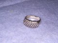 СКЪПОЦЕНЕН БУТИКОВ ЕФЕКТЕН СРЕБЪРЕН ПРЪСТЕН СРЕБРО 925 с МНОГО ЮВЕЛИРНО ФАСЕТИРАНИ ЦИРКОНИ 34605, снимка 8