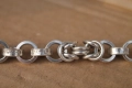 Мъжки сребърен ланец/синджир, снимка 7