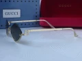 GUCCI дамски слънчеви очила ромб 2 цвята черни кафяви, снимка 10