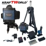Акумулаторен комплект KraftWorld 5в1 – Лазерен Нивелир, Гайковерт – Винтоверт, Перфоратор, Ъглошлайф, снимка 3