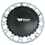 Фитнес трамплин Fitness Trampoline, Материална конструкция, 5 опорни крака, 30 броя пружини, Ф92 см , снимка 6