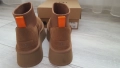 Нови дамски кожени високи боти UGG CLASSIC MINI DIPPER Shestnut р-р 39, снимка 6
