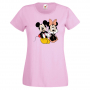 Дамска тениска Mickey & Minnie 5 Мини Маус,Микки Маус.Подарък,Изненада,, снимка 5