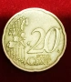 20Евро цента Италия- 2002г със дефект. , снимка 2