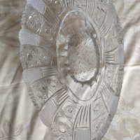 Руски кристал Фруктиера ,купи и ваза, снимка 3 - Антикварни и старинни предмети - 29748565