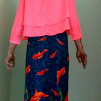Лот пола и блуза в ярки цветове М, снимка 2 - Други - 29596111