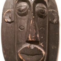 Африканска маска БАУЛЕ, снимка 5 - Антикварни и старинни предмети - 30921395