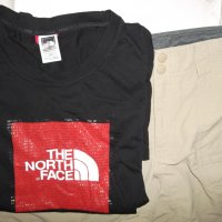 Къси панталони и тениска THE NORTH FACE   дамски,Л, снимка 1 - Тениски - 29267603