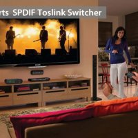 1X5 SPDIF TOSLINK Split Switcher Дистанционно Цифрово Оптично Аудио 1Изход 5Входа LPCM2 DTS DolbyAC3, снимка 14 - Ресийвъри, усилватели, смесителни пултове - 30893672