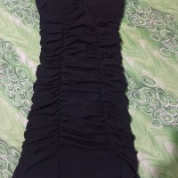 Къса черна официална рокля, снимка 1 - Рокли - 40766611