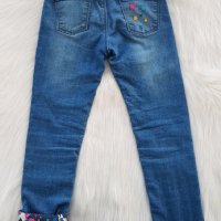Детски ватирани дънки Еднорог 5-6 години, снимка 5 - Детски панталони и дънки - 39652554