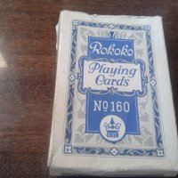 Rokoko ГДР стари карти неизползвани син гръб, снимка 1 - Карти за игра - 39677064