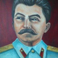 Голям портрет Сталин, снимка 6 - Картини - 29485239