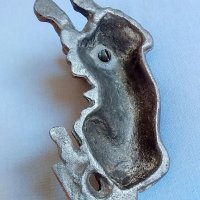 Стара метална фигура на куче, снимка 5 - Антикварни и старинни предмети - 39770666