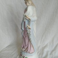 порцеланова статуетка-дева мария с младенеца, снимка 2 - Антикварни и старинни предмети - 35005878