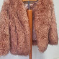 Еко кожух Италия късо дамско палто с косми в Якета в гр. Бургас -  ID38167279 — Bazar.bg