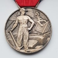 Френски сребърен медал, снимка 2 - Антикварни и старинни предмети - 30743734