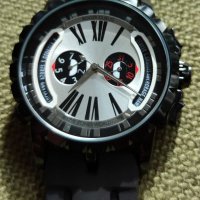 Мъжки луксозен часовник Roger Dubuis Excalibur  3 Time Zones Worldtimer, снимка 10 - Мъжки - 36762452