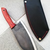 Кухненски Сатър ръчно изработен от KD handmade knives ловни ножове, снимка 2 - Други стоки за дома - 33772504