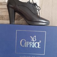 Елегантни черни обувки на ток Caprice , снимка 2 - Дамски обувки на ток - 38686547