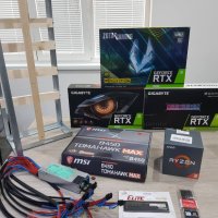 EVGA GeForce RTX 3090 XC3 Ultra Hybrid Gaming, 24576 MB GDDR6X, снимка 5 - Видеокарти - 32399081