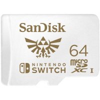 ФЛАШ КАРТА SD MICRO 64GB SANDISK SDSQXAT-064G-GNCZN, Micro SDXC, UHS-I Card for Nintendo Switc, снимка 1 - Друга електроника - 30744940